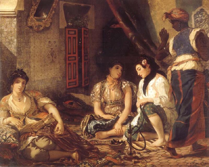 Eugene Delacroix Algerian Women in their Apartments china oil painting image